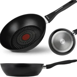 Patelnia głęboka tradycyjna 24cm gaz indukcja Kamille