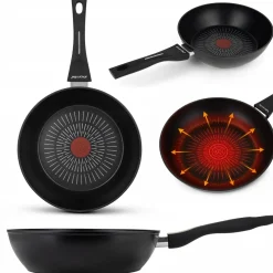 Patelnia głęboka tradycyjna 28cm gaz indukcja Kamille