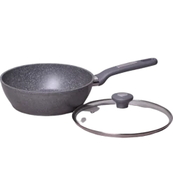 Patelnia głęboka wok 28cm z pokrywką