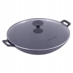 Patelnia głęboka wok żeliwny 30cm
