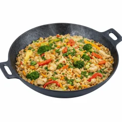 Patelnia głęboka wok żeliwny 30cm