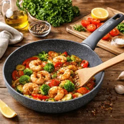 Patelnia głęboka wok granitowa 26cm