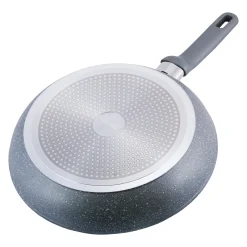 Patelnia granitowa 30cm z pokrywką