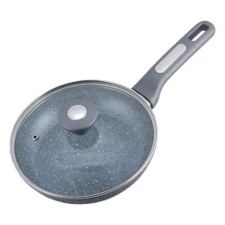 Patelnia granitowa 20cm z pokrywką