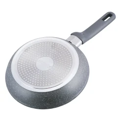 Patelnia granitowa 22cm z pokrywką