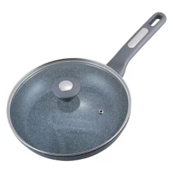 Patelnia granitowa 24cm z pokrywką