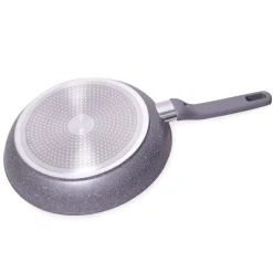 Patelnia granitowa 28cm z pokrywką