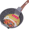 Patelnia granitowa głęboka, wok 24cm