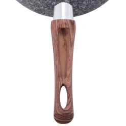 Patelnia granitowa głęboka, wok 26cm