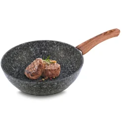 Patelnia granitowa głęboka, wok 26cm