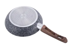 Patelnia granitowa głęboka, wok 32cm