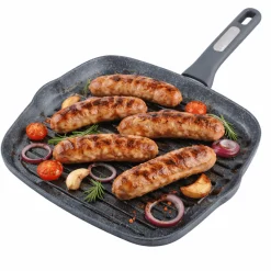 Patelnia grillowa granitowa 28cm
