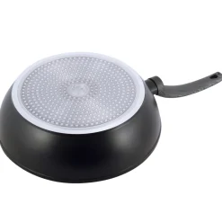 Patelnia marmurowa solidna głęboka, wok 28 cm