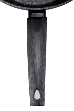Patelnia marmurowa solidna głęboka, wok 32 cm