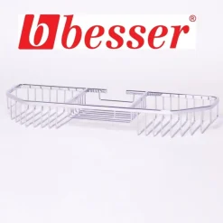 Półka łazienkowa Koszyk chromowany BESSER