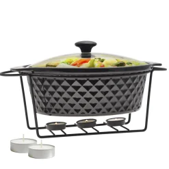Podgrzewacz, naczynie waza ceramiczna z podgrzewaczem 3,5l