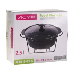 Podgrzewacz, naczynie waza ceramiczna z podgrzewaczem 2,5l