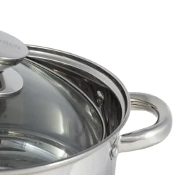 Podstawowy zestaw komplet garnków ze stali gaz indukcja 8el.