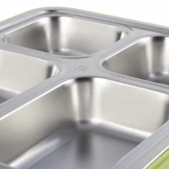 Pojemnik obiadowy, lunchbox z przegrodami do pracy, szkoły