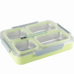 Pojemnik obiadowy, lunchbox z przegrodami do pracy, szkoły