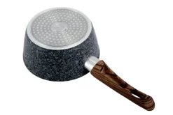Rondel garnek granitowy 1,2L 16cm imitacja drewna