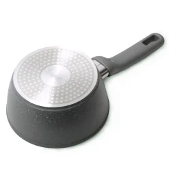 Rondel garnek granitowy z pokrywką szklaną 1,2L