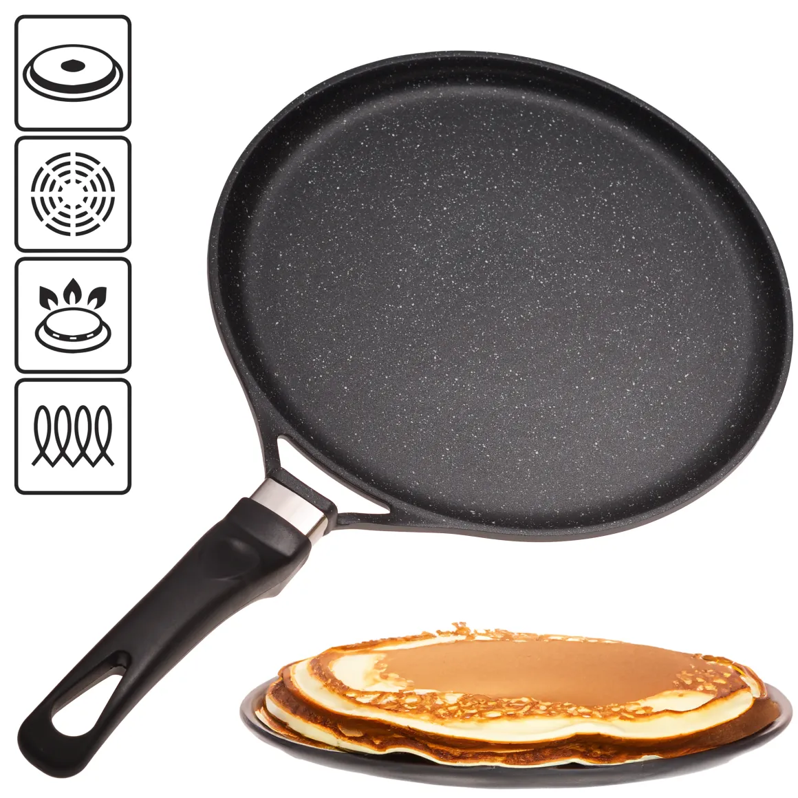 Solidna patelnia do naleśników pancakes 28cm