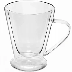 Solidny komplet zestaw szklanek z podwójnego szkła do latte herbaty 2szt.