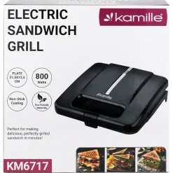 Solidny opiekacz toster do tostów kanapek 800W