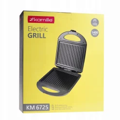 Solidny rozkładany grill elektryczny, opiekacz do kanapek tortilli 1400W