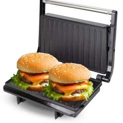 Solidny rozkładany grill elektryczny, opiekacz do kanapek tortilli 900W