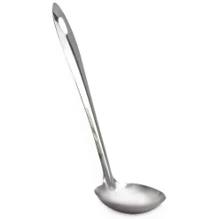 Stalowa chochla łyżka wazowa do zupy 28cm