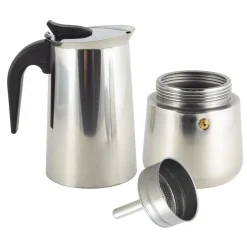 Stalowa kawiarka makinetka zaparzacz do kawy 200ml