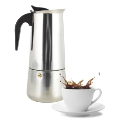 Stalowa kawiarka makinetka zaparzacz do kawy 650ml
