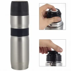 Stalowy termos, kubek termiczny z antypoślizgowym uchwytem 950ml