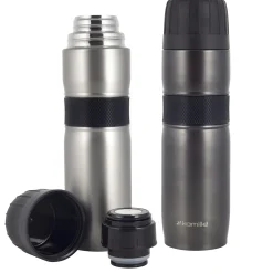 Stalowy termos, kubek termiczny z antypoślizgowym uchwytem 950ml