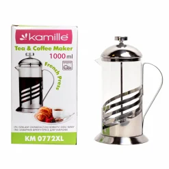 Szklany zaparzacz do herbaty, kawy 1L