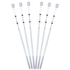 Szpilki Szpikulce do Szaszłyków Mięsa Grill 6 szt. 45cm + pokrowiec