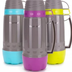 TERMOS BIDON BUTELKA KUBEK TERMICZNY SZKLANY WKŁAD 1000 ml KAMILLE