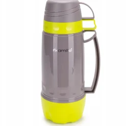 TERMOS BIDON BUTELKA KUBEK TERMICZNY SZKLANY WKŁAD 1000 ml KAMILLE