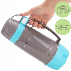 TERMOS BIDON BUTELKA KUBEK TERMICZNY SZKLANY WKŁAD 1000 ml KAMILLE