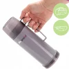 TERMOS BIDON BUTELKA KUBEK TERMICZNY SZKLANY WKŁAD 450 ml KAMILLE