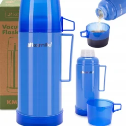 TERMOS BIDON BUTELKA KUBEK TERMICZNY SZKLANY WKŁAD 450 ml KAMILLE