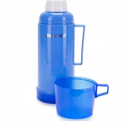 TERMOS BIDON BUTELKA KUBEK TERMICZNY SZKLANY WKŁAD 450 ml KAMILLE