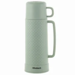 Termos bidon turystyczny z kubeczkiem i szklanym wkładem 450ml