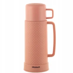 Termos bidon turystyczny z kubeczkiem i szklanym wkładem 600ml
