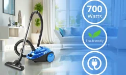 Tradycyjny odkurzacz workowy FILTR HEPA + akcesoria 700W