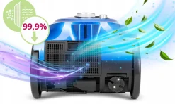 Tradycyjny odkurzacz workowy FILTR HEPA + akcesoria 700W
