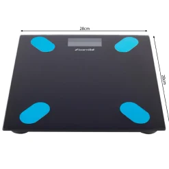 Waga łazienkowa bluetooth fitness, poziom tkanki, BMI sport