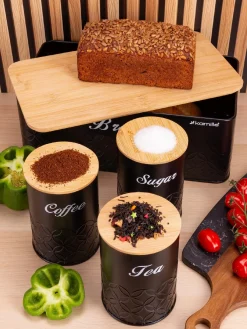 Zestaw chlebak z 3 pojemnikami kuchennymi